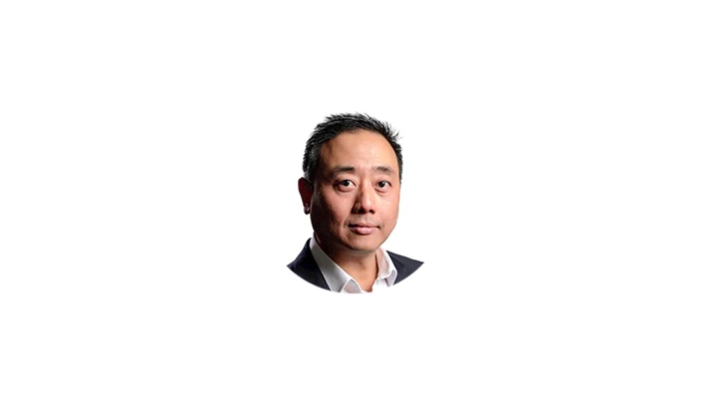 A portrait photo of a business man