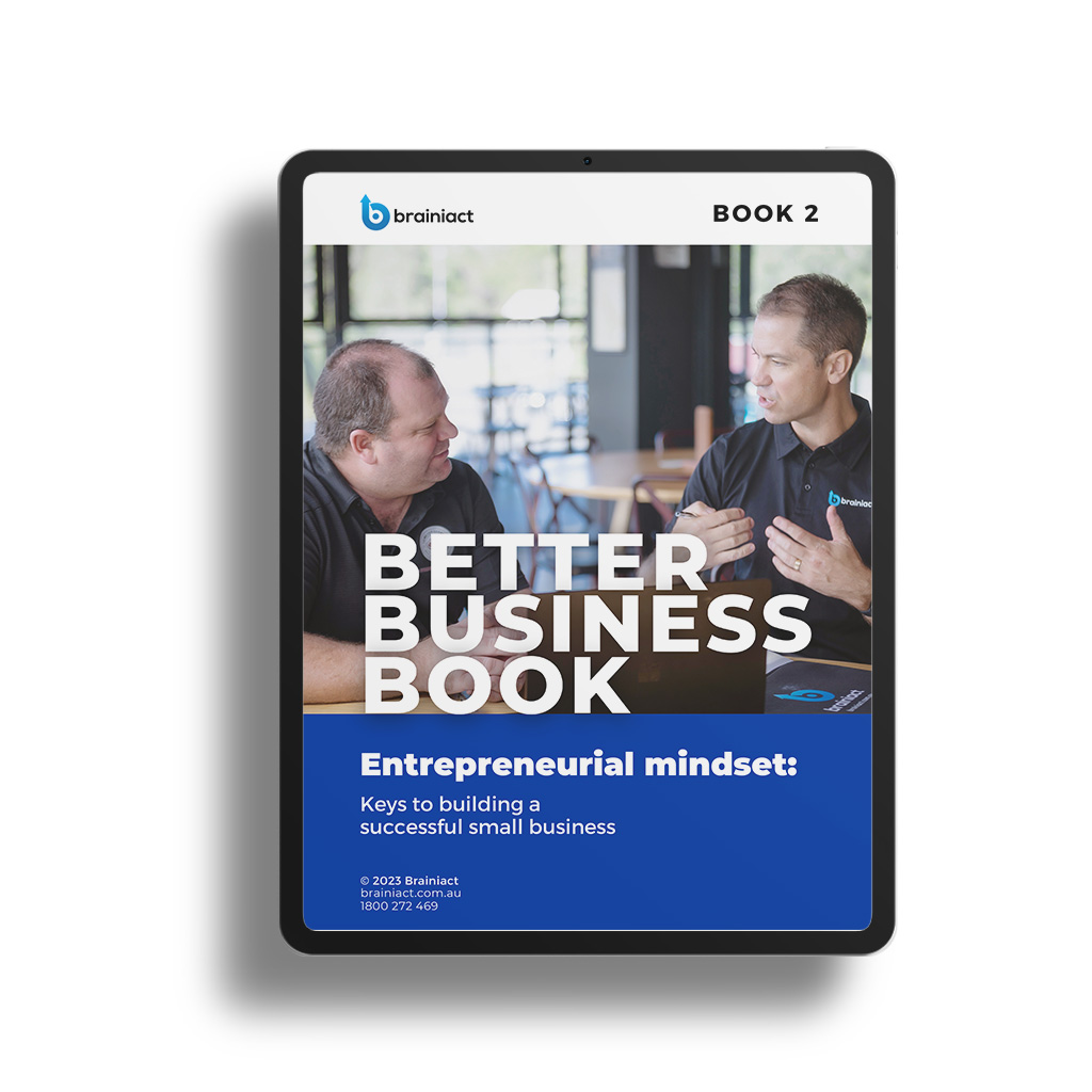 ipad displaying better business book 2