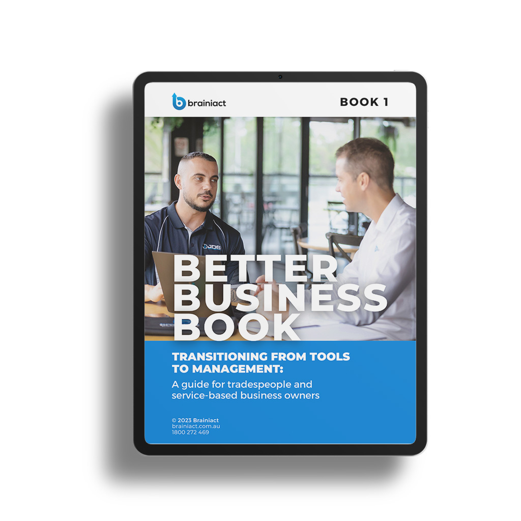 ipad displaying better business book 1
