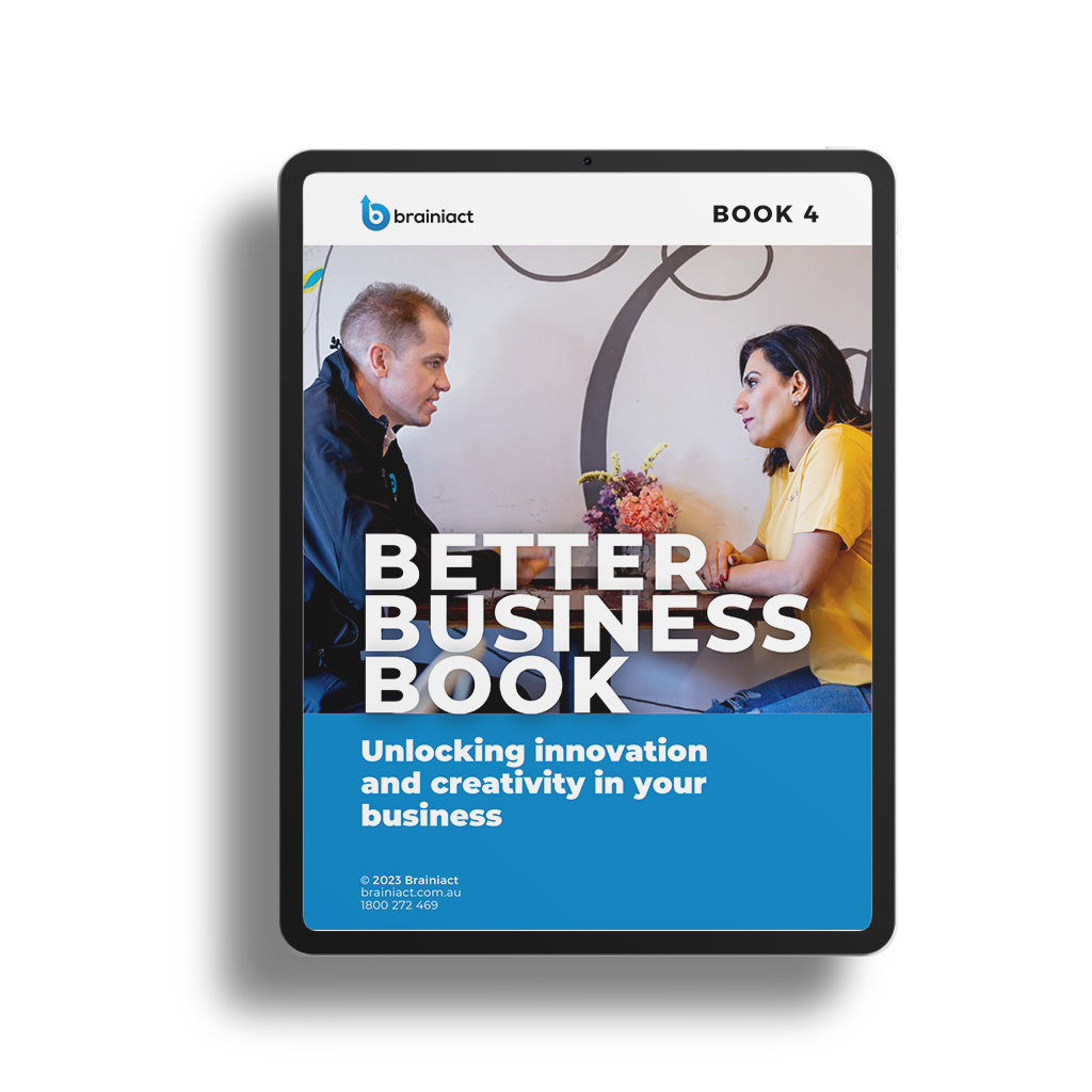 ipad displaying better business book 4