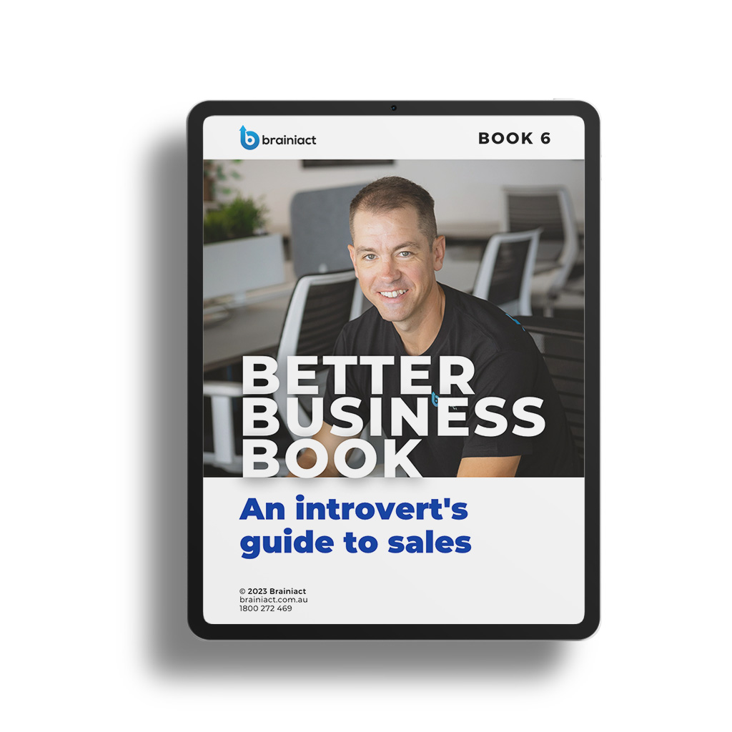 ipad displaying better business book 6