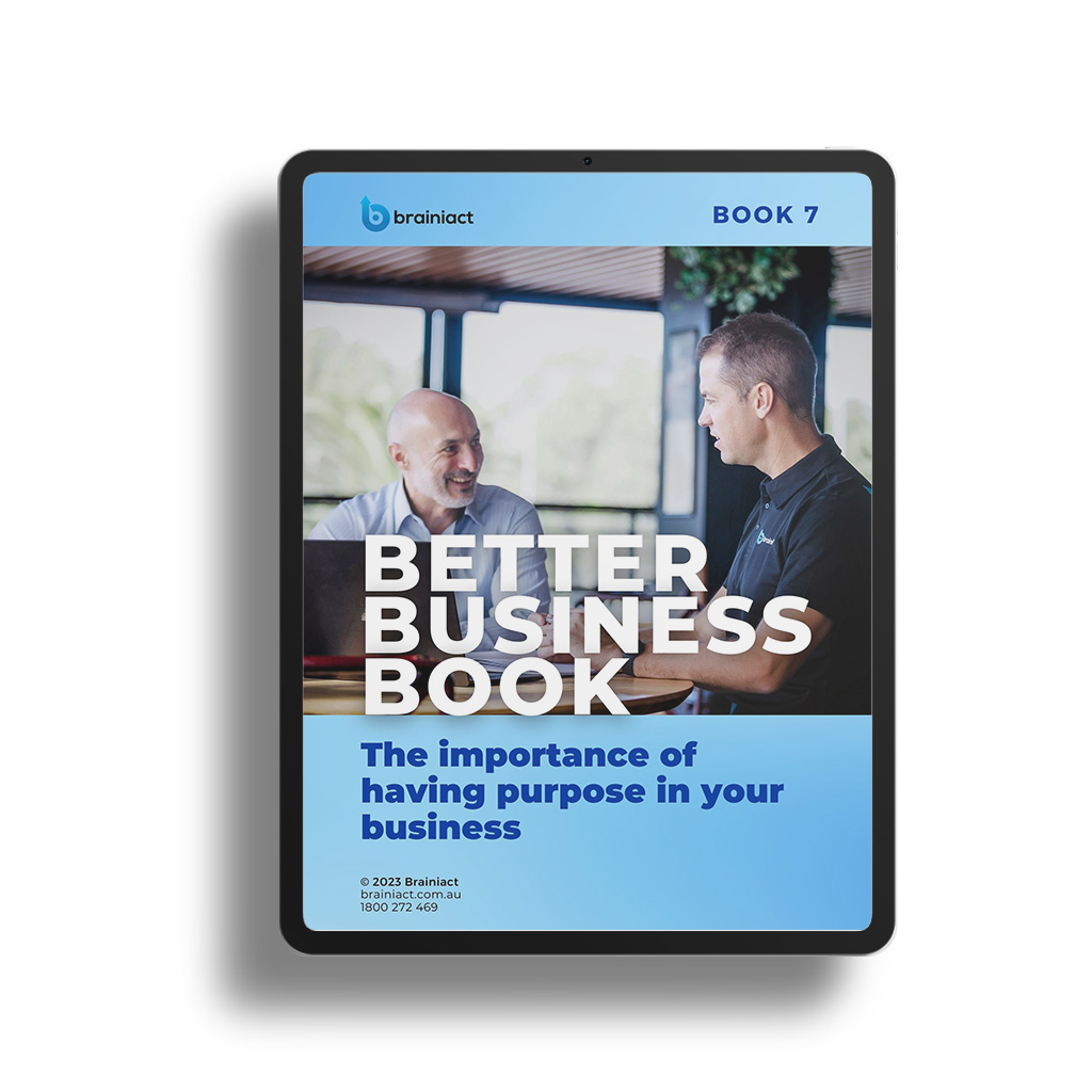 ipad displaying better business book 7