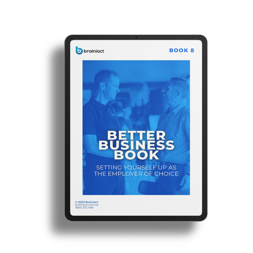 ipad displaying better business book 8