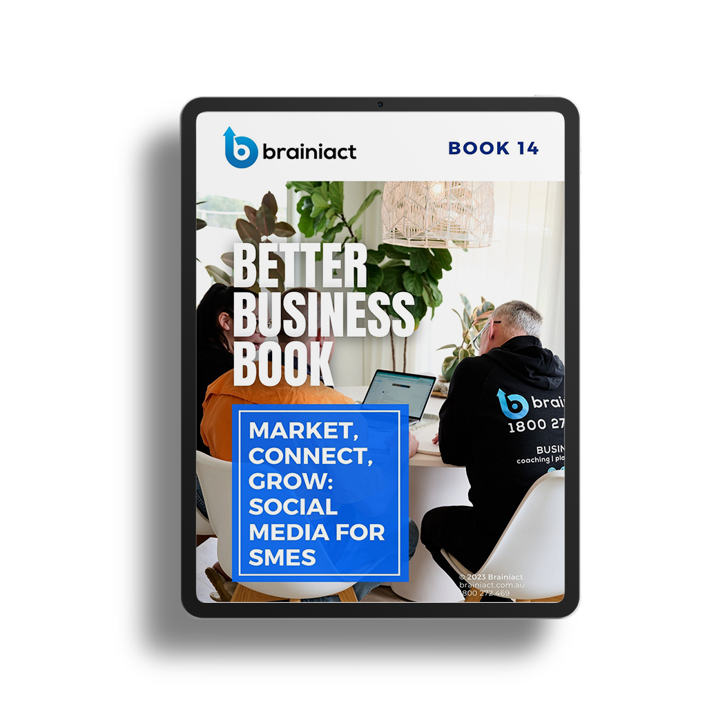 ipad displaying better business book 14