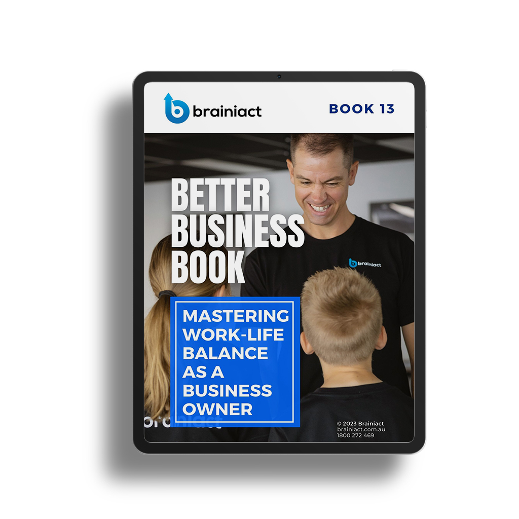 ipad displaying better business book 13