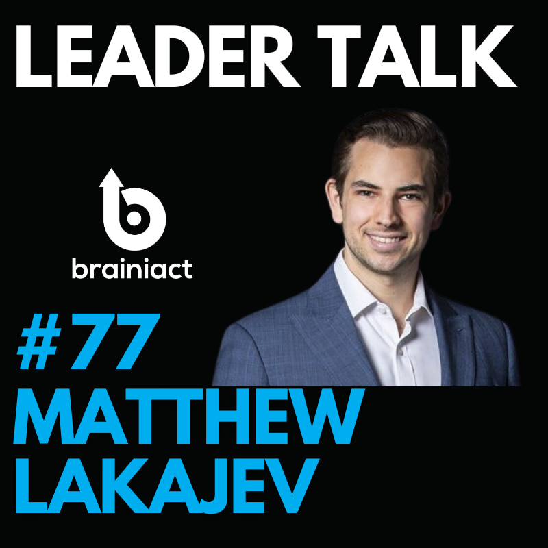 Welcome back to Leader Talk! In episode 77 we spoke to Matthew Lakajev about how to build your online persona for business success.