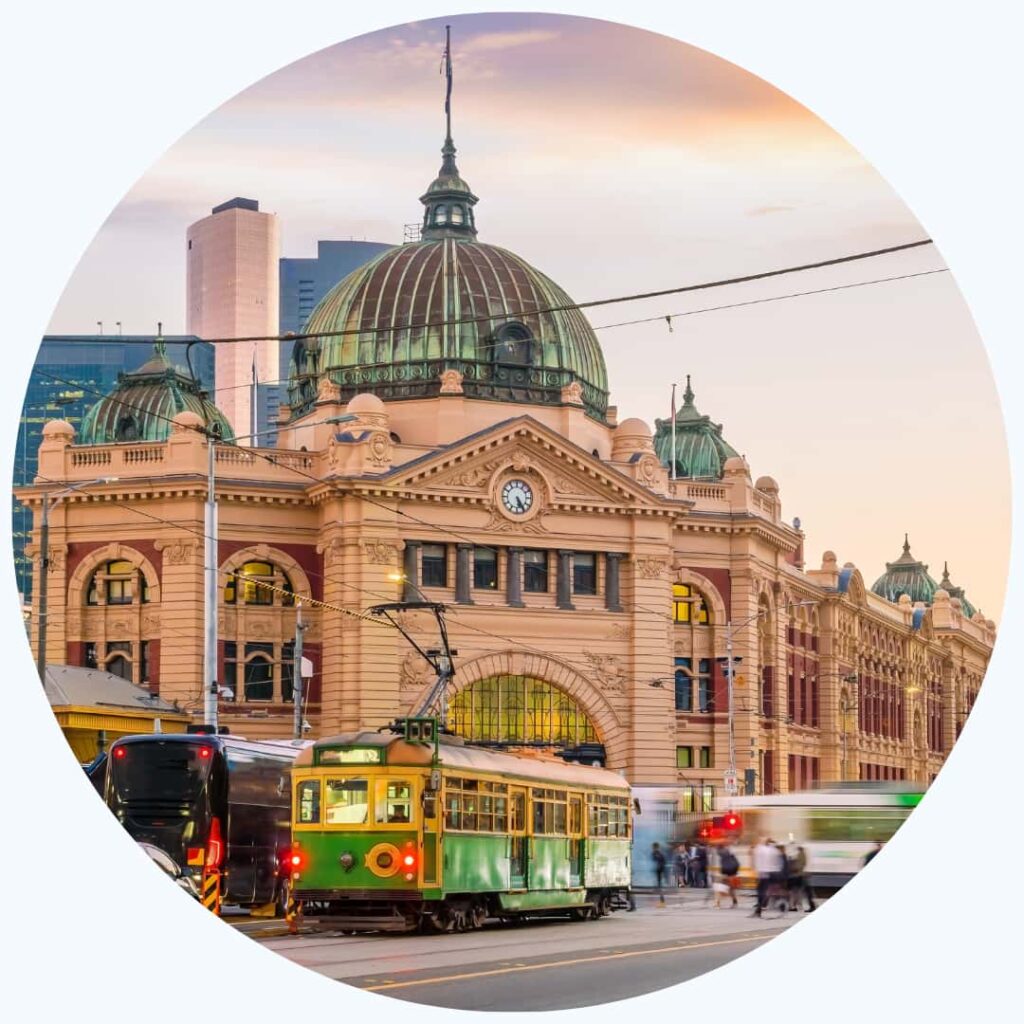 Melbourne's Fliners Street railway station
